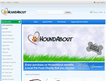 Tablet Screenshot of houndabout.com